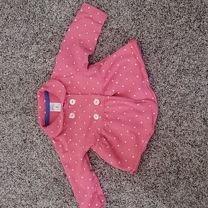 Carters Pink Polka Dot Jacket - 6 month